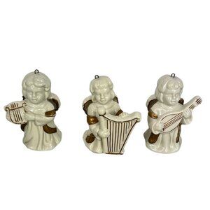 Angel Ornaments Crown Accents 3 Piece Christmas tree  #81469 World Bazaars Inc